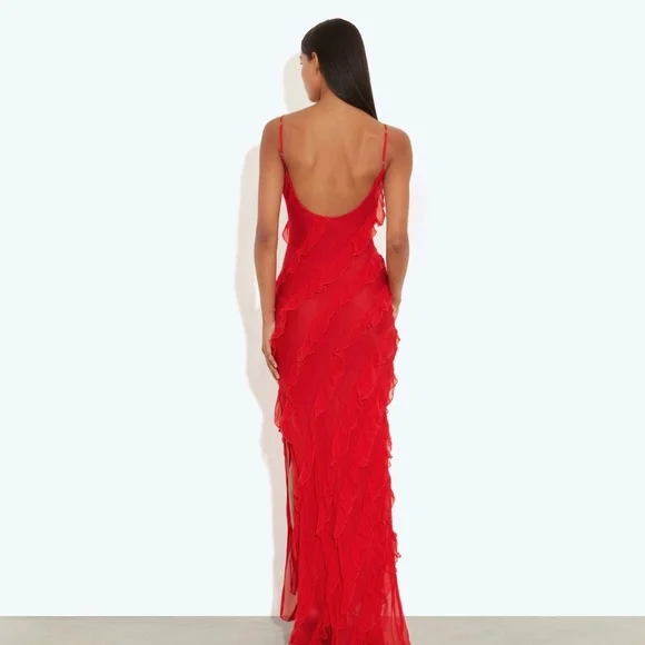 Cecelia Dress in Red by Rat & Boa - Picture 2 of 6